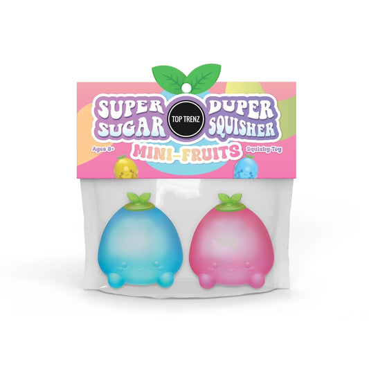 Super Duper Sugar Squisher - Mini Fruits 2 Pack (style may vary)