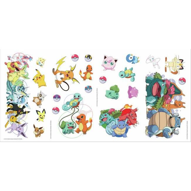 Pokemon Favorite Character Wall Decals