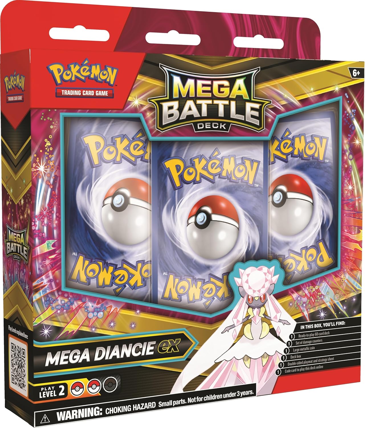 Pokémon Mega Battle Deck - Mega Gengar ex | Mega Diancie ex (style may vary)