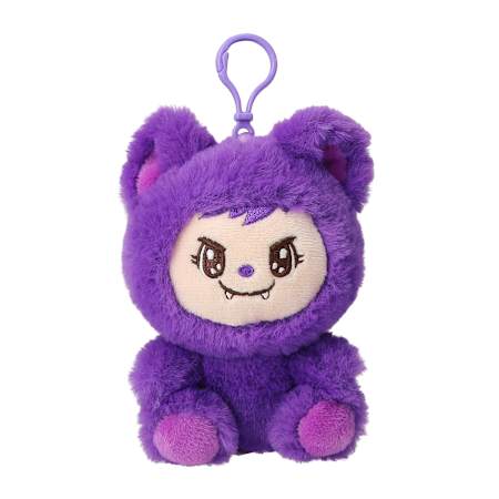 LaBabies Plush Bag Clip Purple