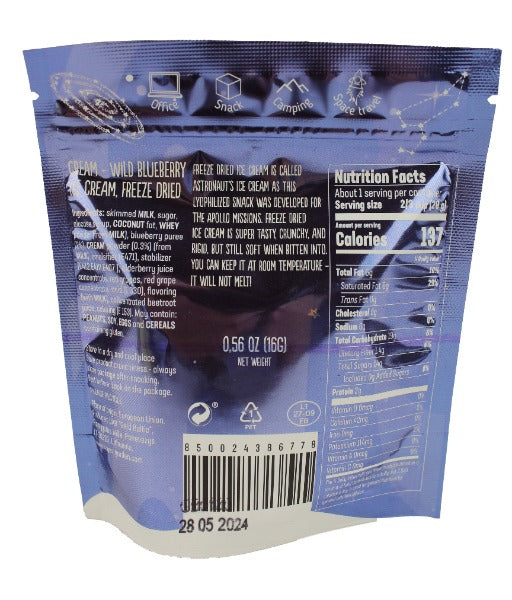 Freeze Dried Blueberry Sticks Bag