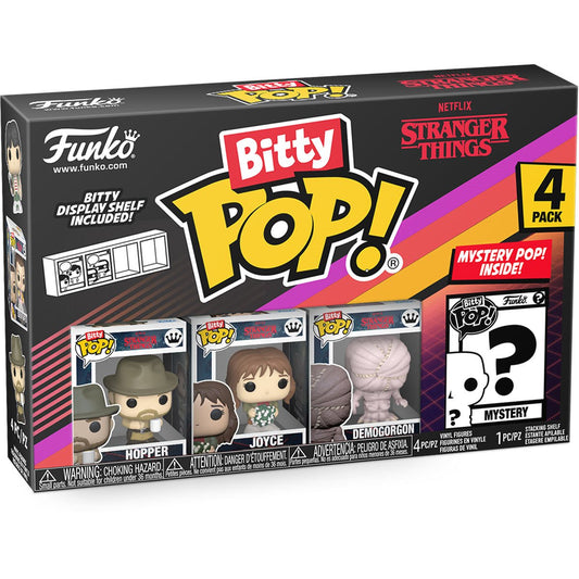 Funko Bitty Pop! Stranger Things Season 1 Hopper 4 Pack
