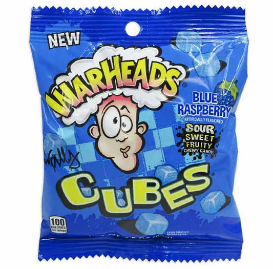 Warheads Cubes Blue Raspberry