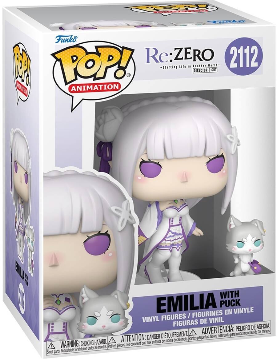 Funko Pop! & Buddy: Re:ZERO - Emilia with Puck