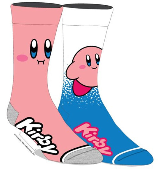 Kirby Big Face Crew Socks 2-Pack