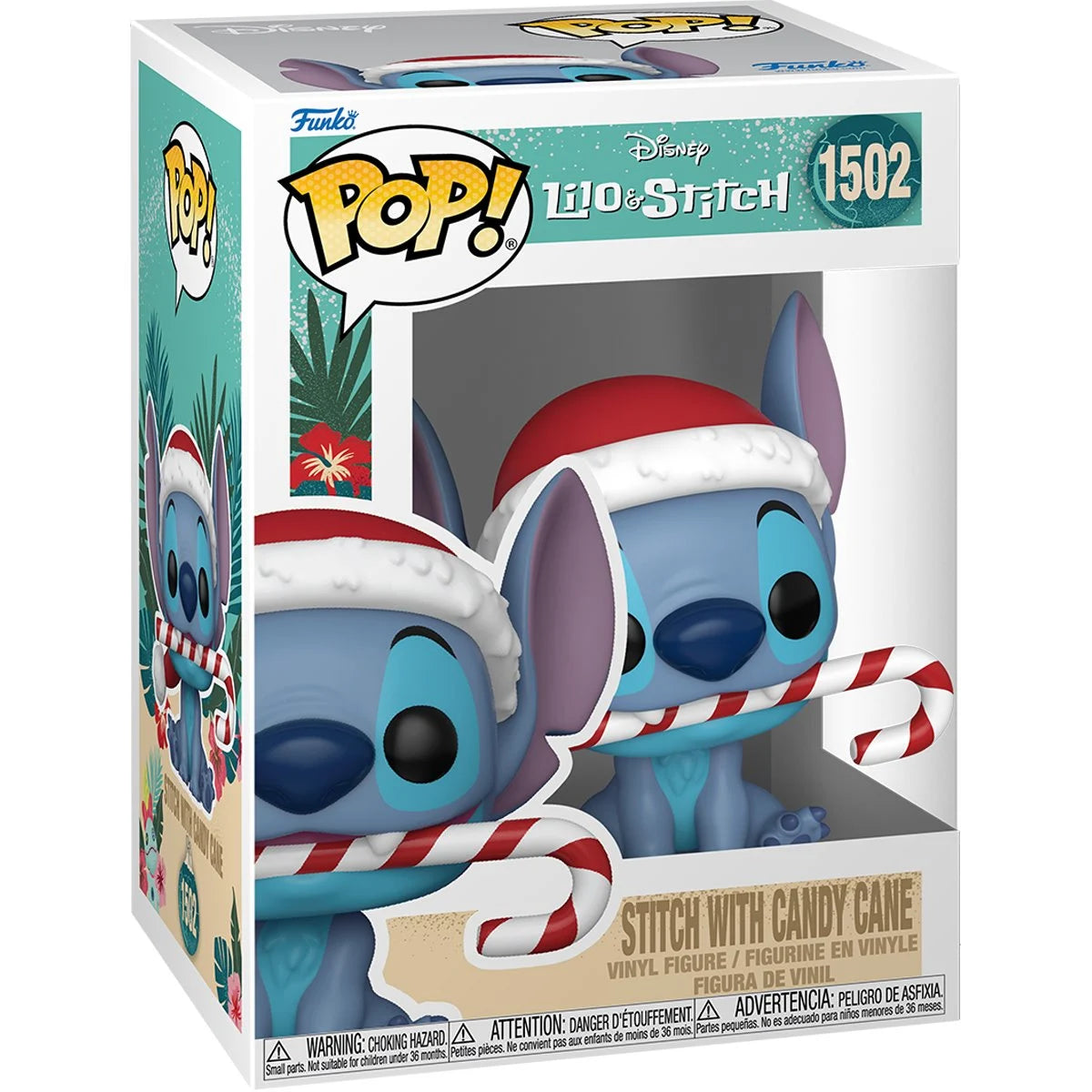 Funko Pop! Lilo & Stitch Holiday Stitch with Candy Cane