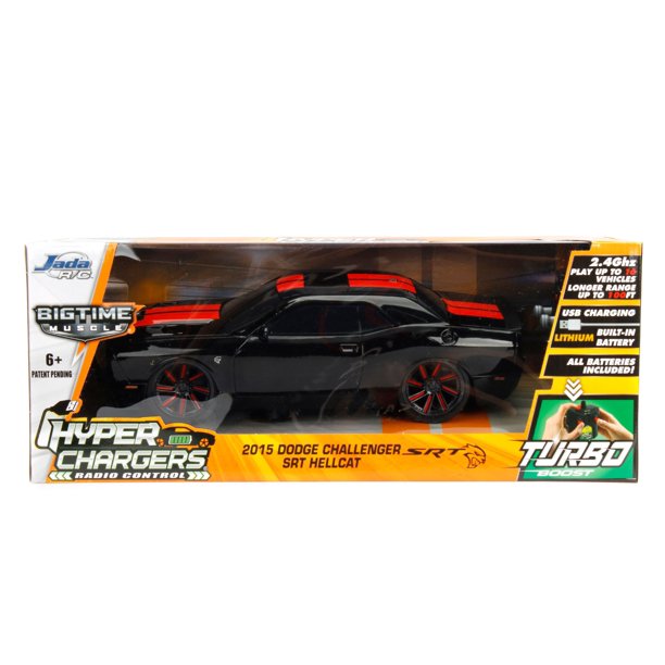 Hyper Chargers Big Time Muscle 2015 Dodge Challenger SRT Hellcat R/C Car