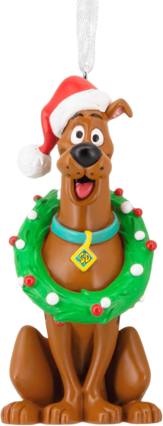 Hallmark Scooby-Doo with Wreath Christmas Ornament