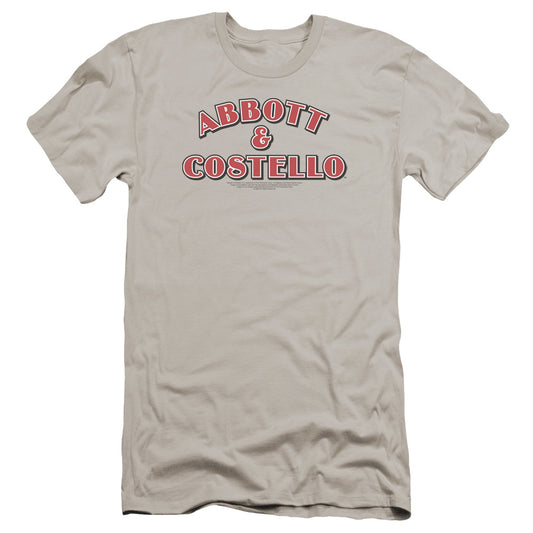 Abbott & Costello - Logo-premuim Canvas Adult Slim Fit 30/1 - Silver