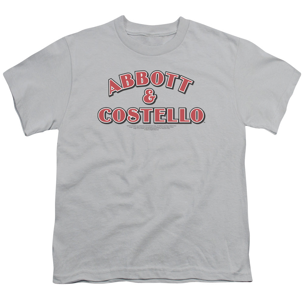 ABBOTT & COSTELLO LOGO - S/S YOUTH 18/1 - SILVER T-Shirt
