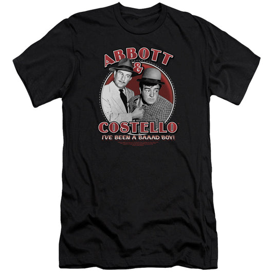 Abbott & Costello - Bad Boy-premuim Canvas Adult Slim Fit 30/1 - Black