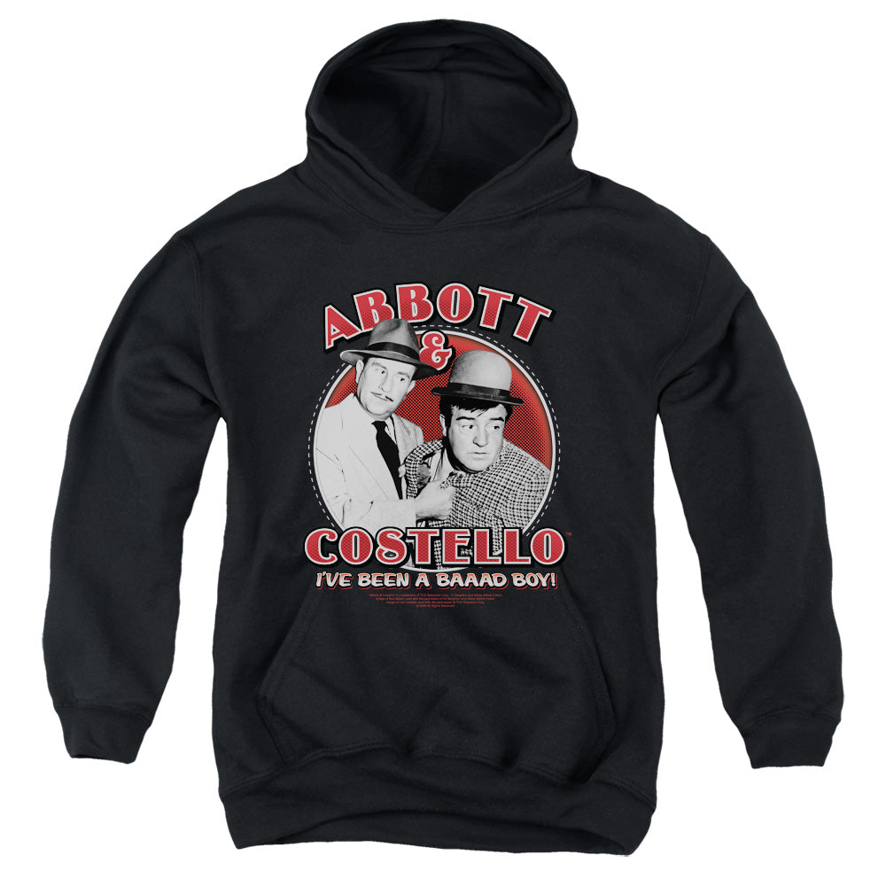 Abbott & Costello Bad Boy-youth Pull-over Hoodie - Black