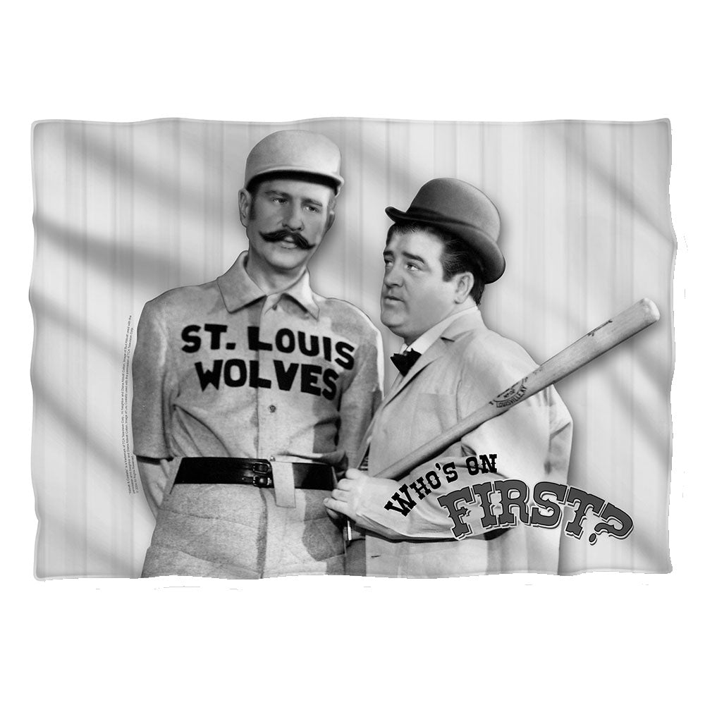 Abbott & Costello - First - Pillow Case - White