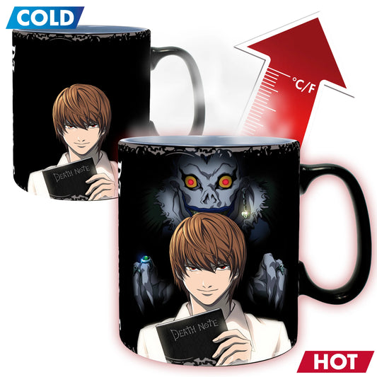 Death Note Kira & L 16oz Heat Change Mug