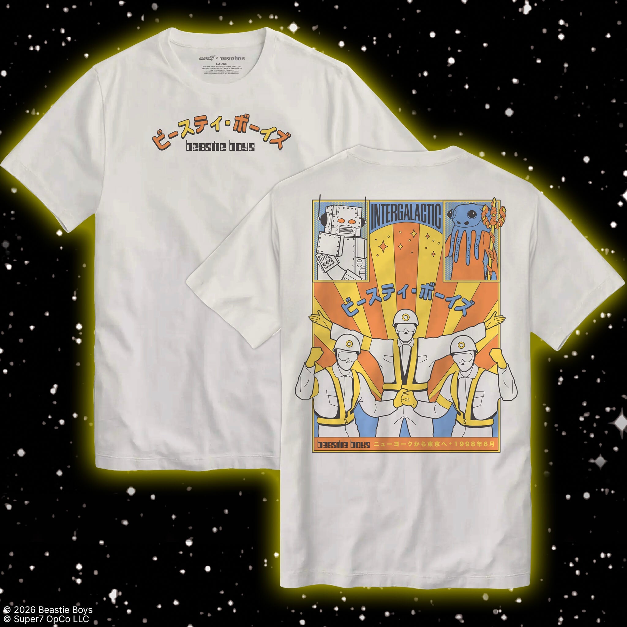 Beastie Boys T-Shirts - Beastie Boys: Intergalactic Defense Crew – FYE