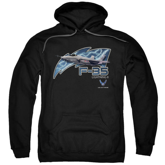 Air Force - F35 - Adult Pull-over Hoodie - Black
