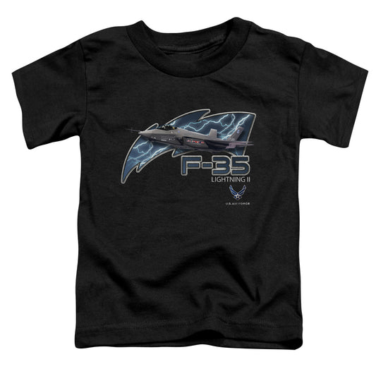 Air Force - F35 - Short Sleeve Toddler Tee - Black T-shirt