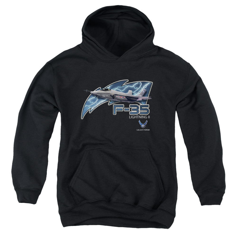 Air Force - F35 - Youth Pull-over Hoodie - Black
