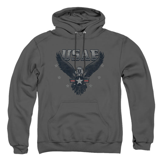 Air Force - Incoming - Adult Pull-over Hoodie - Charcoal