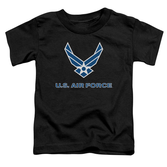 Air Force - Logo - Short Sleeve Toddler Tee - Black T-shirt