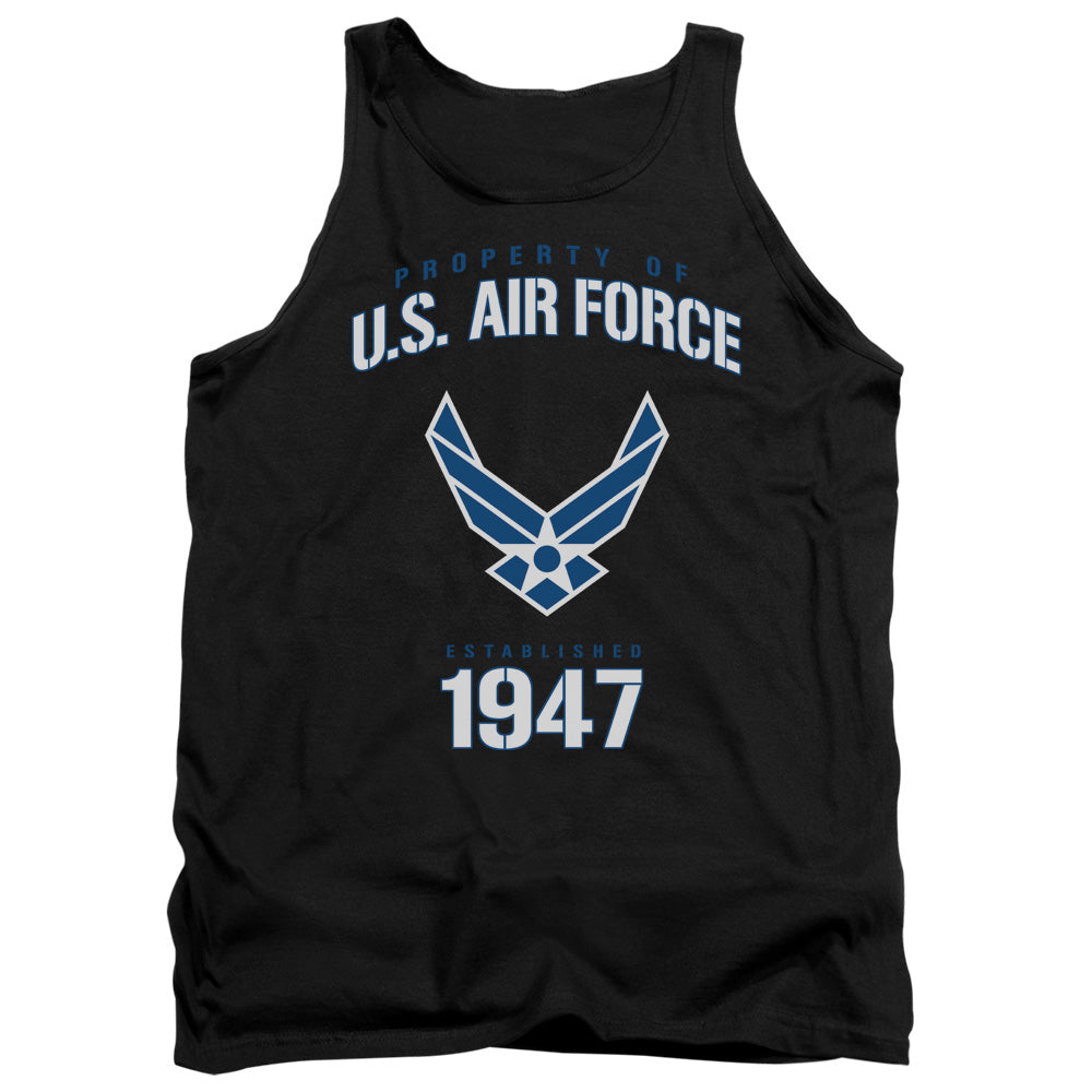 Air Force - Property Of - Adult Tank - Black