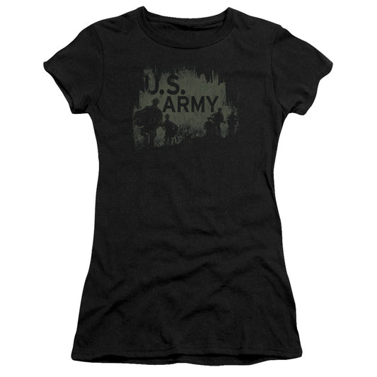 Army - Soldiers - Short Sleeve Junior Sheer - Black T-shirt