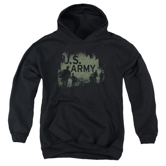 Army - Soldiers - Youth Pull-over Hoodie - Black
