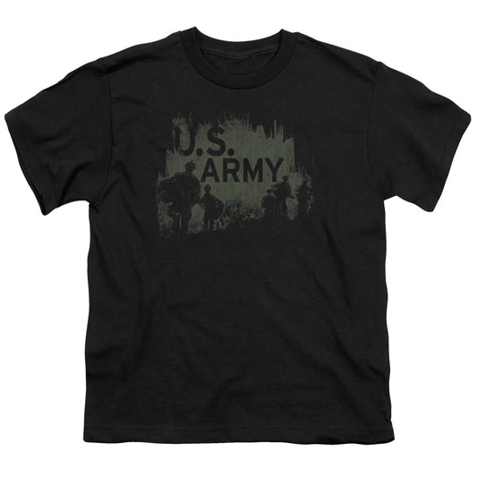 Army - Soldiers - Short Sleeve Youth 18/1 - Black T-shirt