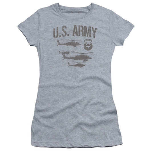 Army - Airborne - Short Sleeve Junior Sheer - Athletic Heather T-shirt