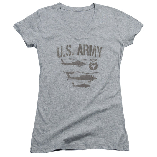 Army - Airborne - Junior V-neck - Athletic Heather