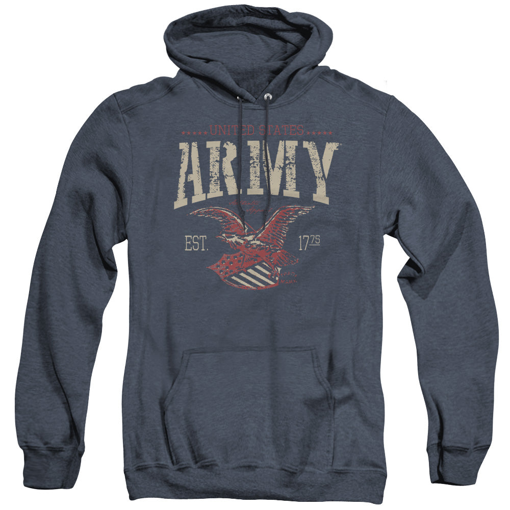 Army - Arch - Adult Heather Hoodie - Navy