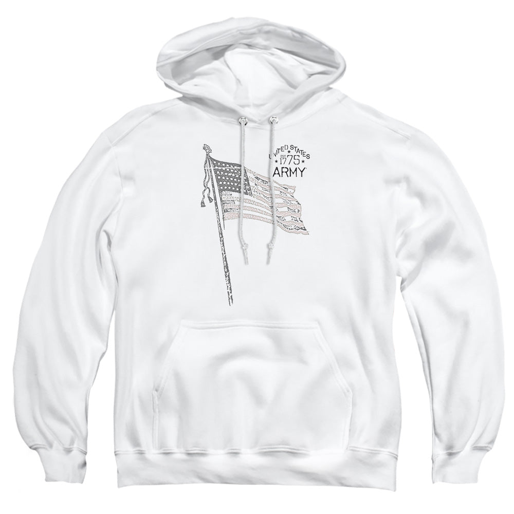 Army - Tristar - Adult Pull-over Hoodie - White