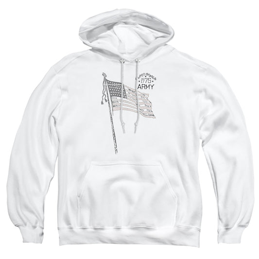 Army - Tristar - Adult Pull-over Hoodie - White