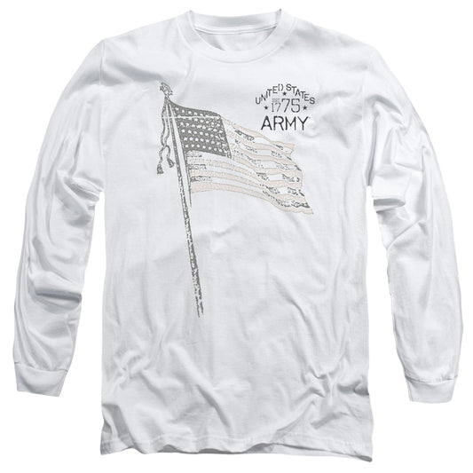 Army - Tristar - Long Sleeve Adult 18/1 - White T-shirt