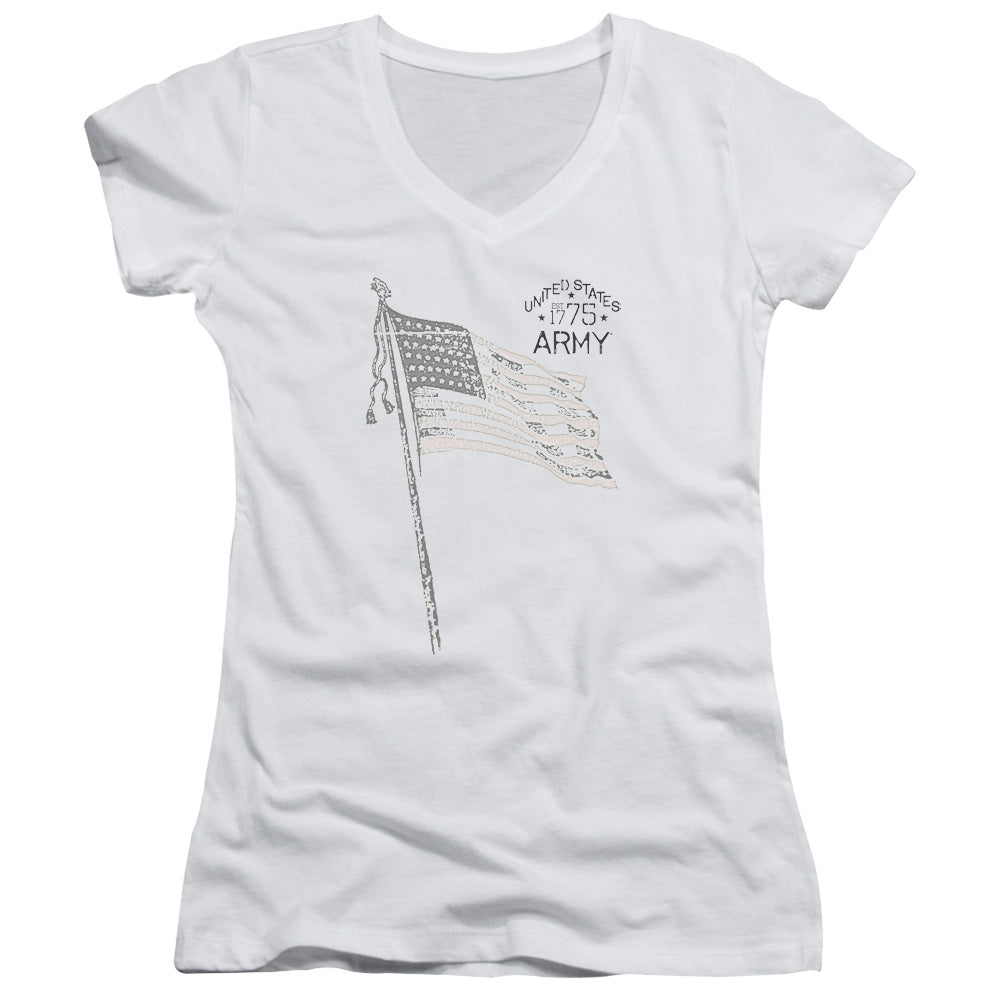 Army - Tristar - Junior V-neck - White