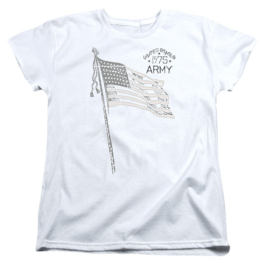 Army - Tristar - Short Sleeve Womens Tee - White T-shirt
