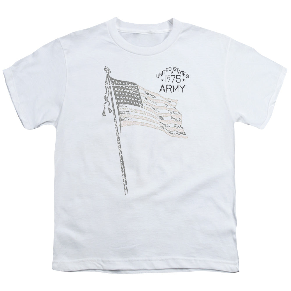 Army - Tristar - Short Sleeve Youth 18/1 - White T-shirt
