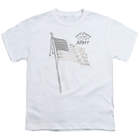 Army - Tristar - Short Sleeve Youth 18/1 - White T-shirt