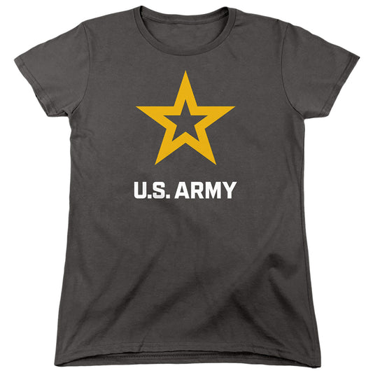 Army - Logo - Short Sleeve Womens Tee - Charcoal T-shirt