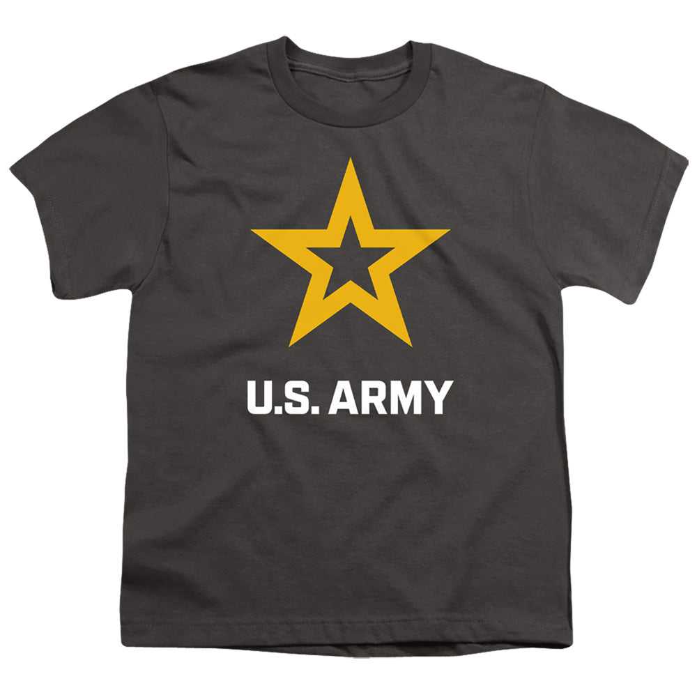 Army - Logo - Short Sleeve Youth 18/1 - Charcoal T-shirt