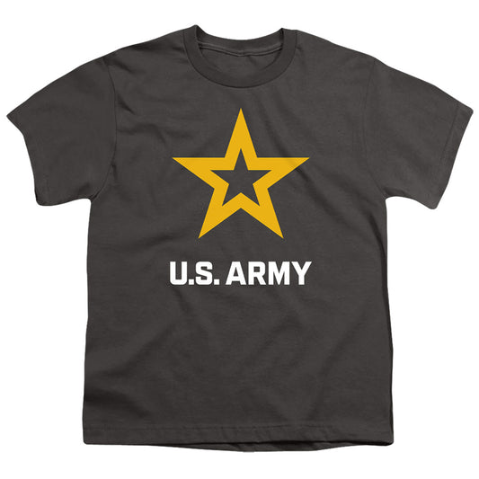 Army - Logo - Short Sleeve Youth 18/1 - Charcoal T-shirt