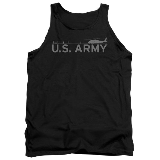 Army - Helicopter - Adult Tank - Black