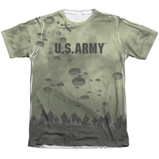 Army - Air To Land - Adult Poly/cotton Short Sleeve Tee - White T-shirt