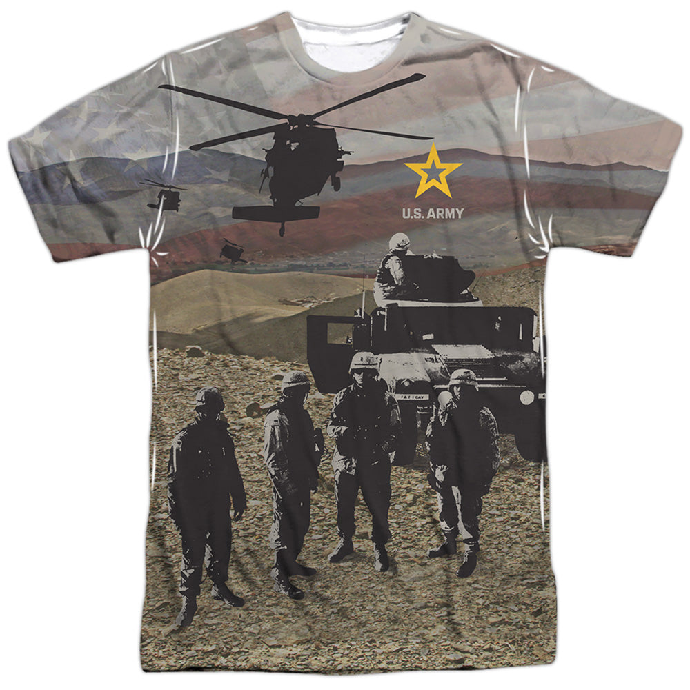 Army - Values - Short Sleeve Adult Poly Crew - White T-shirt