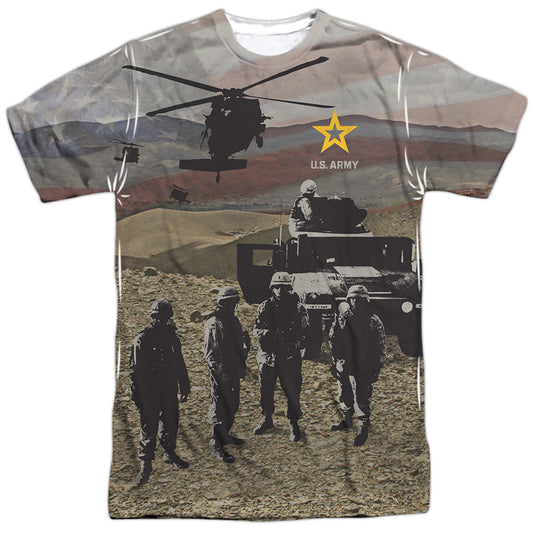 Army - Values - Short Sleeve Adult Poly Crew - White T-shirt