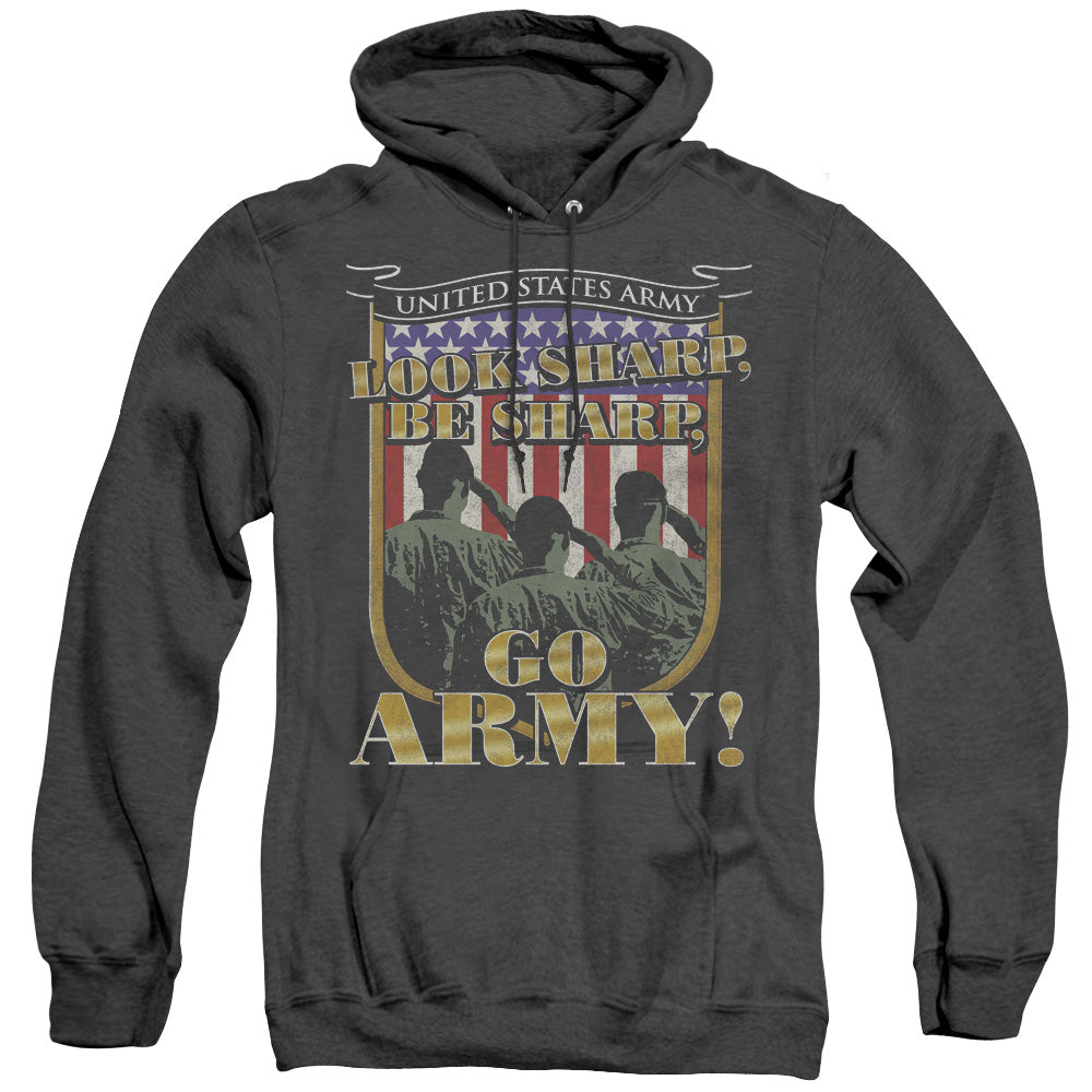 Army - Go Army - Adult Heather Hoodie - Black