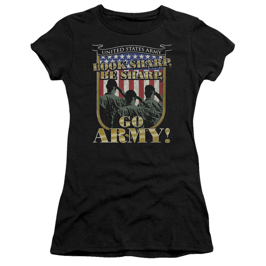 Army - Go Army - Short Sleeve Junior Sheer - Black T-shirt