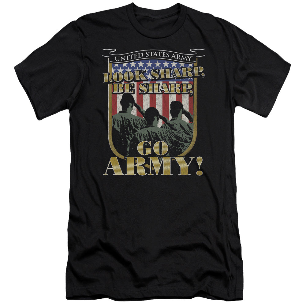 Army - Go Army - Short Sleeve Adult 30/1 - Black T-shirt