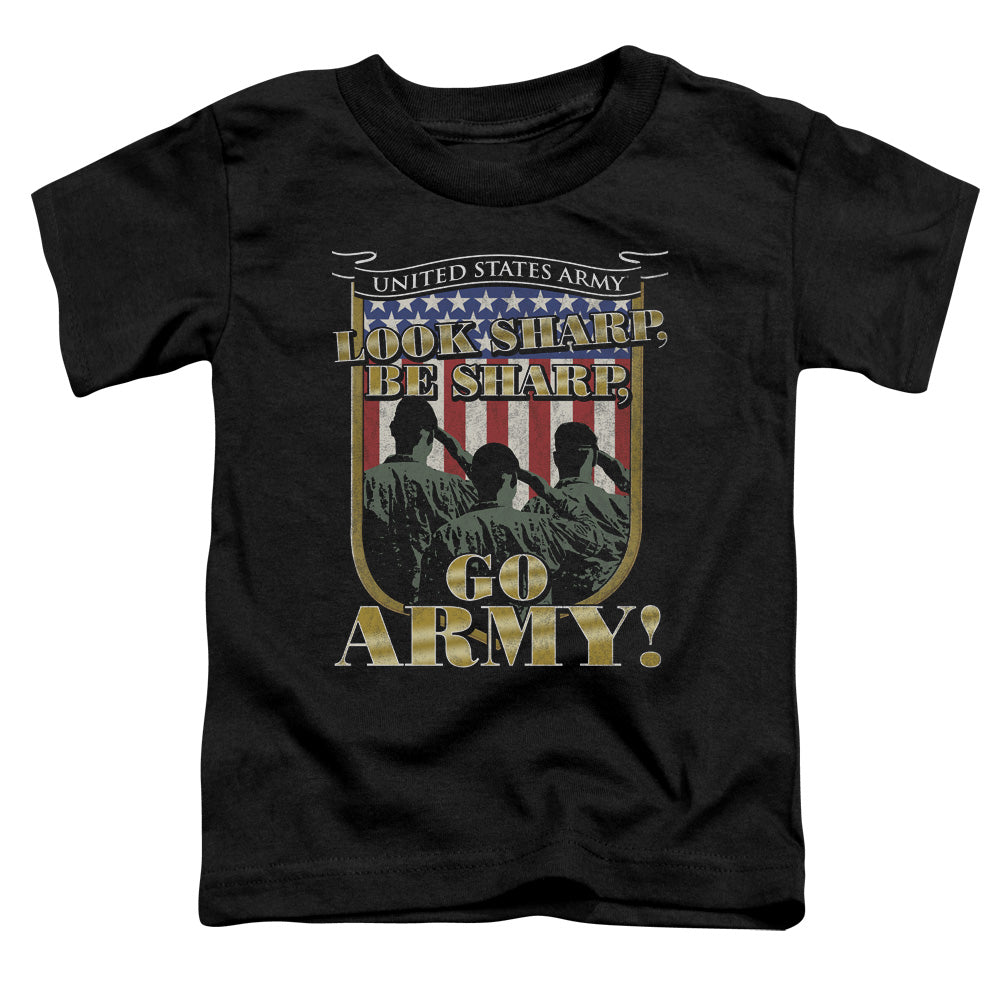 Army - Go Army - Short Sleeve Toddler Tee - Black T-shirt