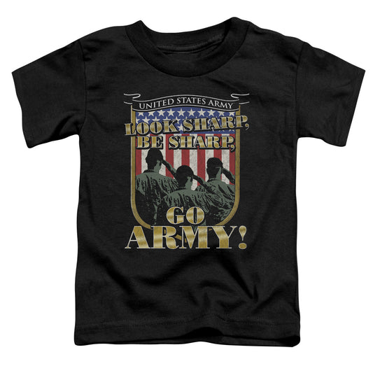 Army - Go Army - Short Sleeve Toddler Tee - Black T-shirt